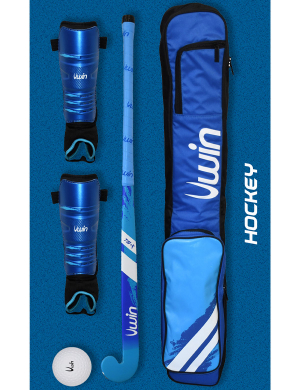 Uwin Hockey Stick Bag - Royal/White